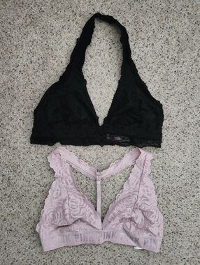 PINK Victoria's Secret Lace Bralettes